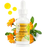 Calendula Infused Oil - Dr Emerald - Natures Healer - 100% Natural, Vegan & Pure (Made in Canada) - Hydrate Oil - Zero Waste