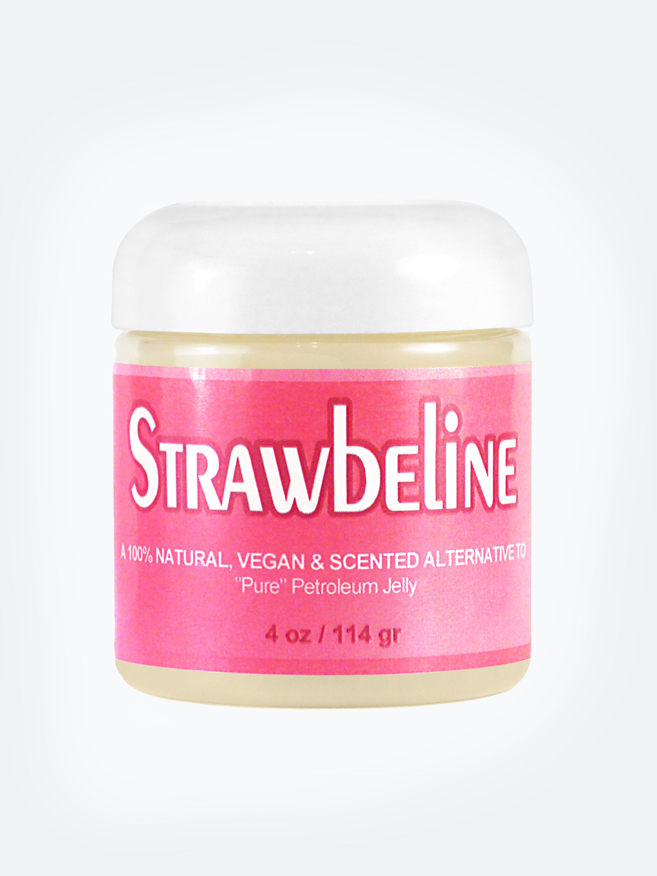 Strawbeline - Natural, Vegan & Berry Scented Petroleum Jelly Alternative