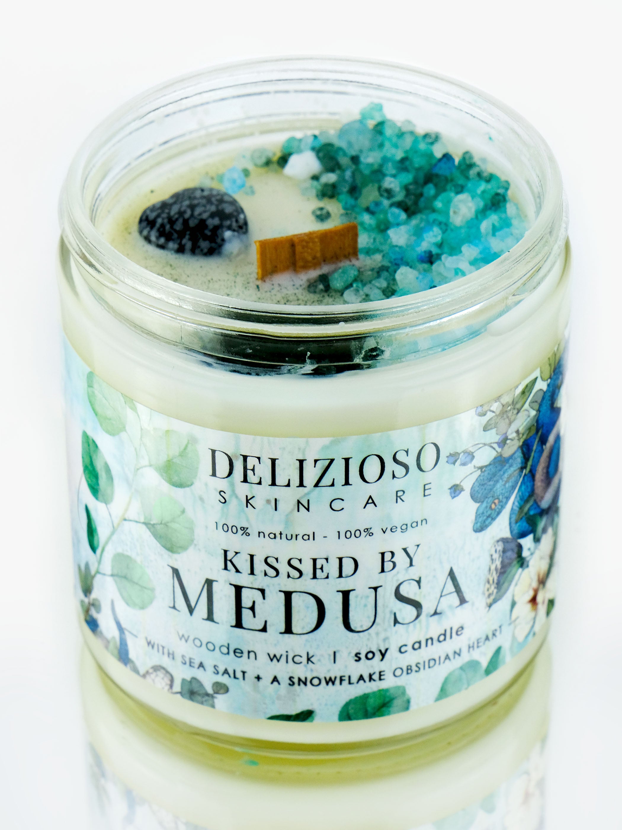 Kissed by Medusa Wooden Wick Soy Lotion Candle