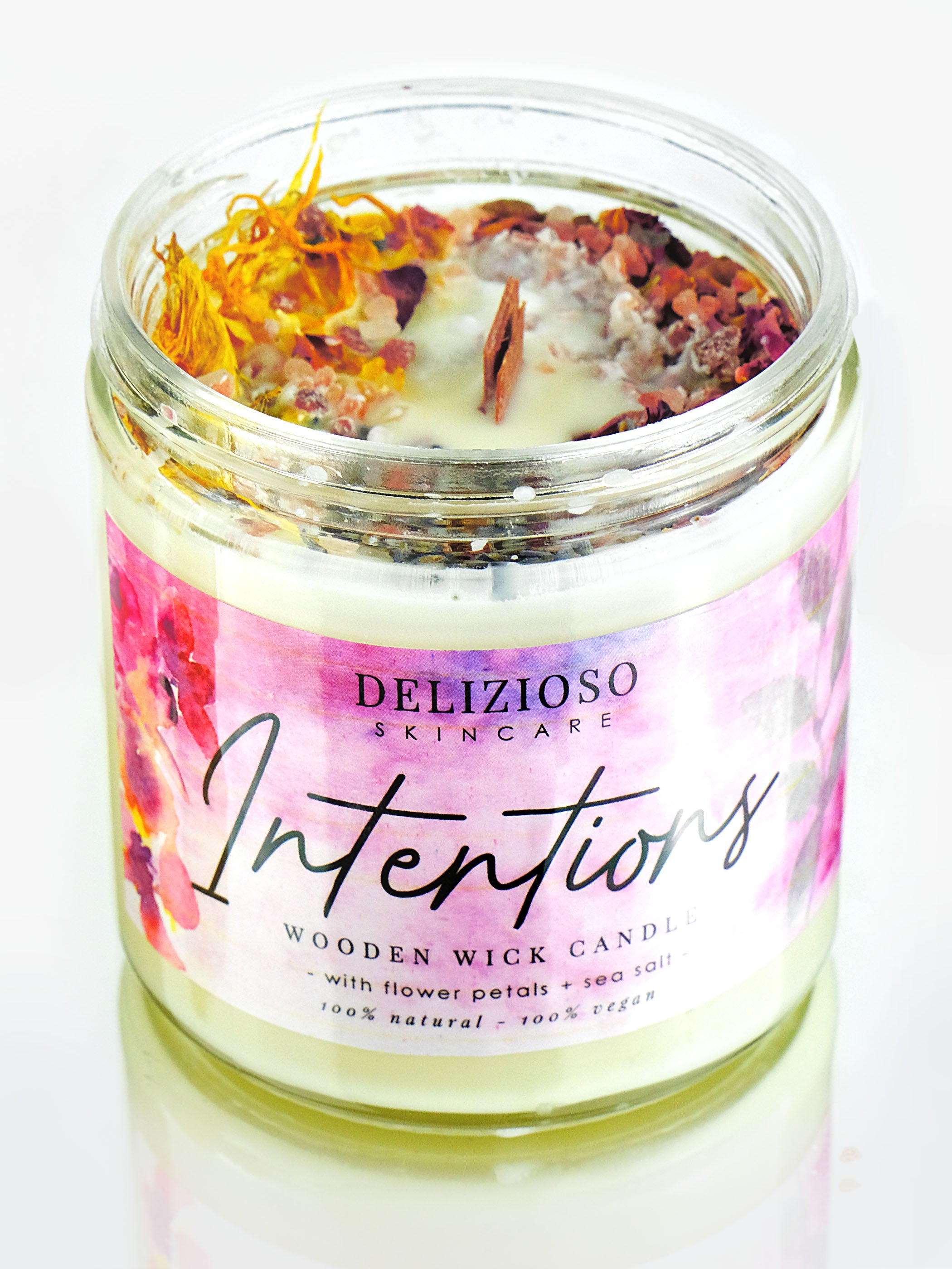 Intention Wooden Wick Soy Lotion Candle