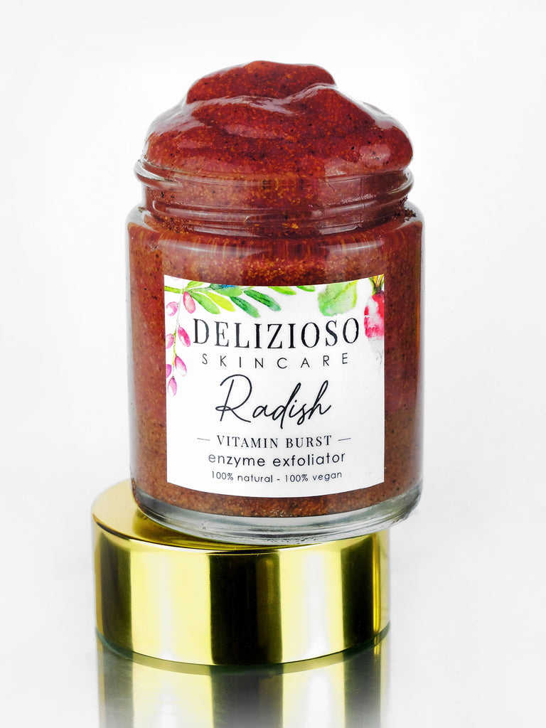 Radish Vitamin Burst Fruit Enzyme Exfoliator Delizioso Skincare