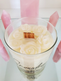 Snowdrop Blooming Wooden Wick Soy Candle