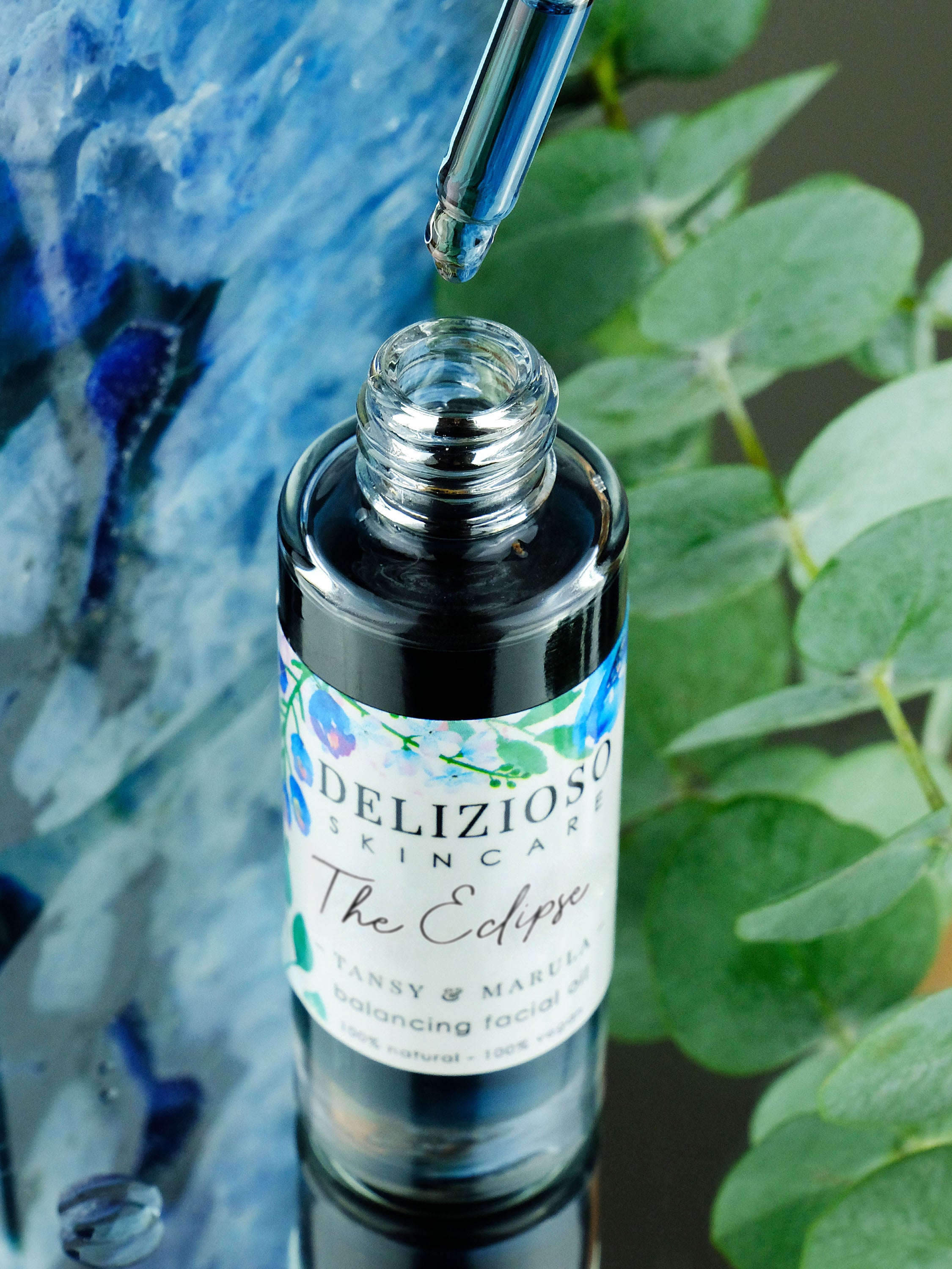 The Eclipse Blue Tansy Skin Balancing Facial Oil