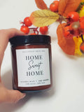 Home Sweet Home Wooden Wick Soy Lotion Candle