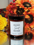 Home Sweet Home Wooden Wick Soy Lotion Candle