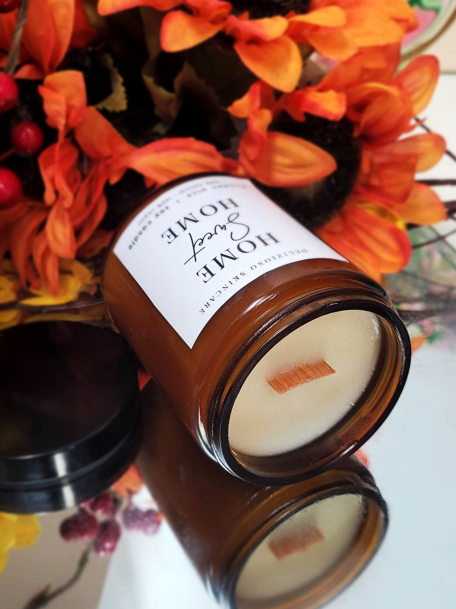 Intention Wooden Wick Soy Lotion Candle – Delizioso Skincare