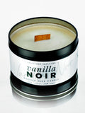 Vanilla Noir Wooden Wick Soy Candle